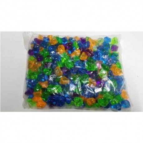 Resun multicolored decorative plastic stones - 500g