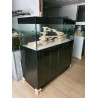 1m50 aquarium with black cabinet
