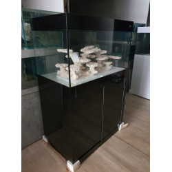 1m aquarium with black cabinet