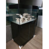 Aquarium 1 m avec meuble noir